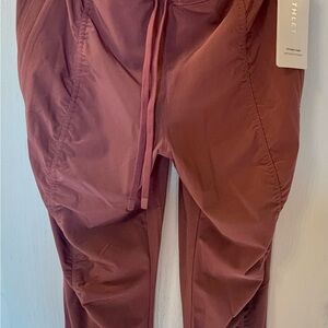 Athleta Attitude II Pants in Deep Burgundy size 8 new with tags